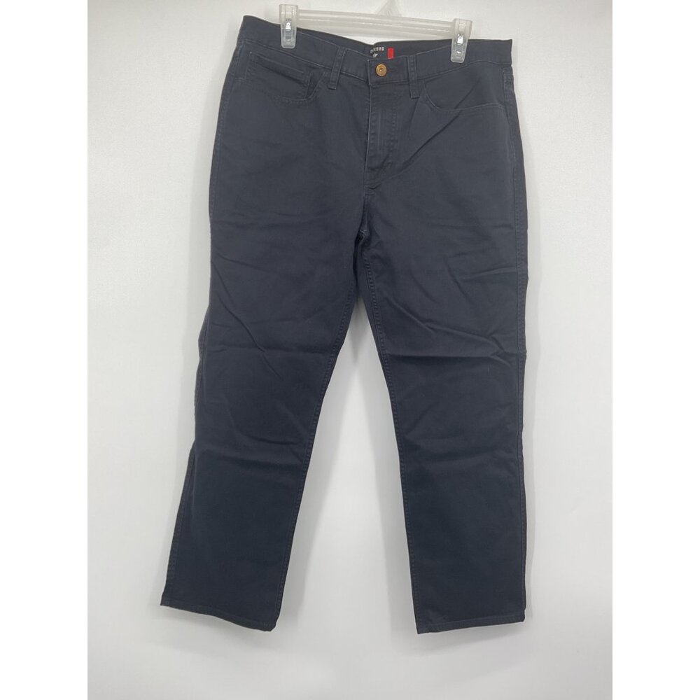 Dockers Mens Black Straight Fit Pants 34 Waist Water-Resistant All Seasons Tech
